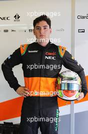 Alfonso Celis Jr (MEX) Sahara Force India F1 Team Development Driver. 29.11.2015. Formula 1 World Championship, Rd 19, Abu Dhabi Grand Prix, Yas Marina Circuit, Abu Dhabi, Race Day.