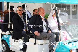 Former Spanish King Juan Carlos. 29.11.2015. Formula 1 World Championship, Rd 19, Abu Dhabi Grand Prix, Yas Marina Circuit, Abu Dhabi, Race Day.