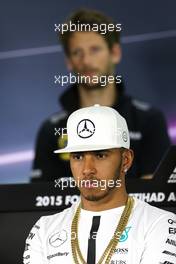 Lewis Hamilton (GBR), Mercedes AMG F1 Team  26.11.2015. Formula 1 World Championship, Rd 19, Abu Dhabi Grand Prix, Yas Marina Circuit, Abu Dhabi, Preparation Day.