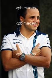 Felipe Massa (BRA) Williams. 26.11.2015. Formula 1 World Championship, Rd 19, Abu Dhabi Grand Prix, Yas Marina Circuit, Abu Dhabi, Preparation Day.
