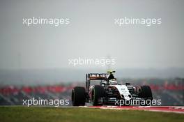 Sergio Perez (MEX) Sahara Force India F1 VJM08. 23.10.2015. Formula 1 World Championship, Rd 16, United States Grand Prix, Austin, Texas, USA, Practice Day.