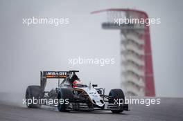Nico Hulkenberg (GER) Sahara Force India F1 VJM08. 23.10.2015. Formula 1 World Championship, Rd 16, United States Grand Prix, Austin, Texas, USA, Practice Day.