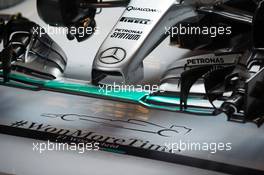 Mercedes AMG F1 W06 of Lewis Hamilton (GBR) Mercedes AMG F1. 23.10.2015. Formula 1 World Championship, Rd 16, United States Grand Prix, Austin, Texas, USA, Practice Day.