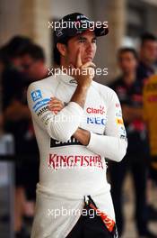 Sergio Perez (MEX) Sahara Force India F1. 23.10.2015. Formula 1 World Championship, Rd 16, United States Grand Prix, Austin, Texas, USA, Practice Day.