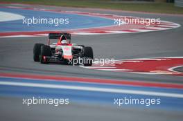 Will Stevens (GBR) Manor Marussia F1 Team. 23.10.2015. Formula 1 World Championship, Rd 16, United States Grand Prix, Austin, Texas, USA, Practice Day.