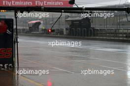 Heavy rain cancelled FP2. 23.10.2015. Formula 1 World Championship, Rd 16, United States Grand Prix, Austin, Texas, USA, Practice Day.