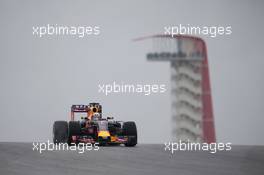 Daniel Ricciardo (AUS) Red Bull Racing RB11. 23.10.2015. Formula 1 World Championship, Rd 16, United States Grand Prix, Austin, Texas, USA, Practice Day.