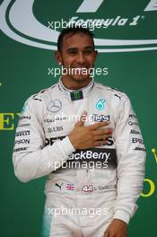 1st place and world champion Lewis Hamilton (GBR) Mercedes AMG F1. 25.10.2015. Formula 1 World Championship, Rd 16, United States Grand Prix, Austin, Texas, USA, Race Day.