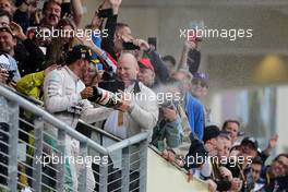 Lewis Hamilton (GBR), Mercedes AMG F1 Team  25.10.2015. Formula 1 World Championship, Rd 16, United States Grand Prix, Austin, Texas, USA, Race Day.