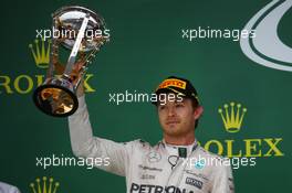 2nd place Lewis Hamilton (GBR) Mercedes AMG F1. 25.10.2015. Formula 1 World Championship, Rd 16, United States Grand Prix, Austin, Texas, USA, Race Day.