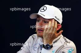 Nico Rosberg (GER) Mercedes AMG F1 in the FIA Press Conference. 25.10.2015. Formula 1 World Championship, Rd 16, United States Grand Prix, Austin, Texas, USA, Race Day.