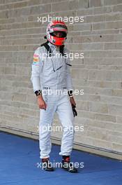 Jenson Button (GBR) McLaren in parc ferme. 25.10.2015. Formula 1 World Championship, Rd 16, United States Grand Prix, Austin, Texas, USA, Race Day.
