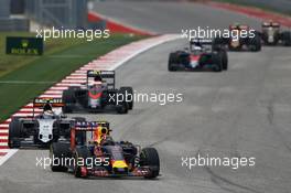 Daniil Kvyat (RUS) Red Bull Racing RB11. 25.10.2015. Formula 1 World Championship, Rd 16, United States Grand Prix, Austin, Texas, USA, Race Day.