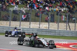 Nico Hulkenberg (GER) Sahara Force India F1 VJM08. 25.10.2015. Formula 1 World Championship, Rd 16, United States Grand Prix, Austin, Texas, USA, Race Day.