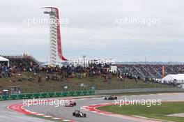 Sergio Perez (MEX) Sahara Force India F1 VJM08. 25.10.2015. Formula 1 World Championship, Rd 16, United States Grand Prix, Austin, Texas, USA, Race Day.