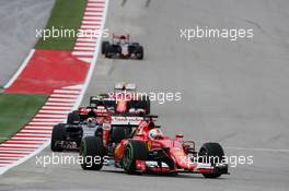 Sebastian Vettel (GER) Ferrari SF15-T. 25.10.2015. Formula 1 World Championship, Rd 16, United States Grand Prix, Austin, Texas, USA, Race Day.