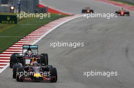 Daniel Ricciardo (AUS) Red Bull Racing RB11. 25.10.2015. Formula 1 World Championship, Rd 16, United States Grand Prix, Austin, Texas, USA, Race Day.