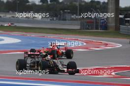 Pastor Maldonado (VEN) Lotus F1 E23. 25.10.2015. Formula 1 World Championship, Rd 16, United States Grand Prix, Austin, Texas, USA, Race Day.
