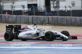 Felipe Massa (BRA) Williams FW37. 25.10.2015. Formula 1 World Championship, Rd 16, United States Grand Prix, Austin, Texas, USA, Race Day.