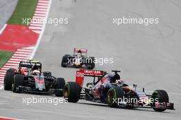 Max Verstappen (NLD) Scuderia Toro Rosso STR10. 25.10.2015. Formula 1 World Championship, Rd 16, United States Grand Prix, Austin, Texas, USA, Race Day.