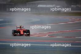 Kimi Raikkonen (FIN) Ferrari SF15-T. 24.10.2015. Formula 1 World Championship, Rd 16, United States Grand Prix, Austin, Texas, USA, Qualifying Day.