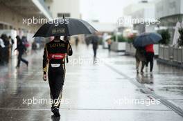 Romain Grosjean (FRA) Lotus F1 Team. 24.10.2015. Formula 1 World Championship, Rd 16, United States Grand Prix, Austin, Texas, USA, Qualifying Day.