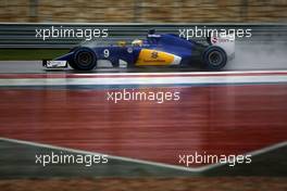 Marcus Ericsson (SWE) Sauber C34. 24.10.2015. Formula 1 World Championship, Rd 16, United States Grand Prix, Austin, Texas, USA, Qualifying Day.