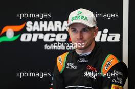 Nico Hulkenberg (GER) Sahara Force India F1. 24.10.2015. Formula 1 World Championship, Rd 16, United States Grand Prix, Austin, Texas, USA, Qualifying Day.