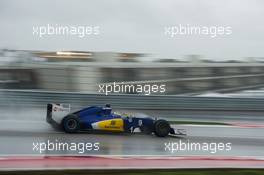 Marcus Ericsson (SWE) Sauber C34. 24.10.2015. Formula 1 World Championship, Rd 16, United States Grand Prix, Austin, Texas, USA, Qualifying Day.