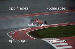 Kimi Raikkonen (FIN) Ferrari SF15-T. 24.10.2015. Formula 1 World Championship, Rd 16, United States Grand Prix, Austin, Texas, USA, Qualifying Day.