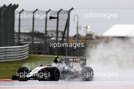 Sergio Perez (MEX) Sahara Force India F1 VJM08. 24.10.2015. Formula 1 World Championship, Rd 16, United States Grand Prix, Austin, Texas, USA, Qualifying Day.