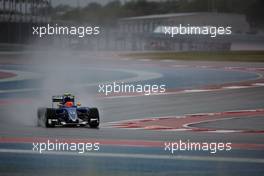 Felipe Nasr (BRA) Sauber C34. 24.10.2015. Formula 1 World Championship, Rd 16, United States Grand Prix, Austin, Texas, USA, Qualifying Day.
