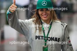 A Mercedes AMG F1 fan. 24.10.2015. Formula 1 World Championship, Rd 16, United States Grand Prix, Austin, Texas, USA, Qualifying Day.