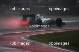 Valtteri Bottas (FIN) Williams FW37 in the qualifying session. 25.10.2015. Formula 1 World Championship, Rd 16, United States Grand Prix, Austin, Texas, USA, Race Day.