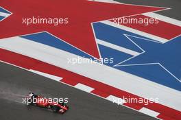 Kimi Raikkonen (FIN) Ferrari SF15-T in the qualifying session. 25.10.2015. Formula 1 World Championship, Rd 16, United States Grand Prix, Austin, Texas, USA, Race Day.