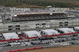 The paddock. 25.10.2015. Formula 1 World Championship, Rd 16, United States Grand Prix, Austin, Texas, USA, Race Day.