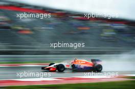 Alexander Rossi (USA) Manor Marussia F1 Team in the qualifying session. 25.10.2015. Formula 1 World Championship, Rd 16, United States Grand Prix, Austin, Texas, USA, Race Day.