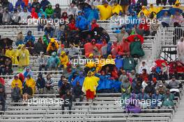 Fans in the grandstand in the qualifying session. 25.10.2015. Formula 1 World Championship, Rd 16, United States Grand Prix, Austin, Texas, USA, Race Day.