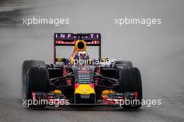 Daniel Ricciardo (AUS) Red Bull Racing RB11 in the qualifying session. 25.10.2015. Formula 1 World Championship, Rd 16, United States Grand Prix, Austin, Texas, USA, Race Day.