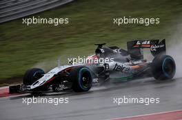 Nico Hulkenberg (GER), Sahara Force India  25.10.2015. Formula 1 World Championship, Rd 16, United States Grand Prix, Austin, Texas, USA, Race Day.