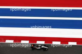 Sergio Perez (MEX) Sahara Force India F1 VJM08 in the qualifying session. 25.10.2015. Formula 1 World Championship, Rd 16, United States Grand Prix, Austin, Texas, USA, Race Day.