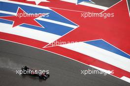 Jenson Button (GBR) McLaren MP4-30 in the qualifying session. 25.10.2015. Formula 1 World Championship, Rd 16, United States Grand Prix, Austin, Texas, USA, Race Day.