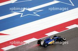Marcus Ericsson (SWE) Sauber C34 in the qualifying session. 25.10.2015. Formula 1 World Championship, Rd 16, United States Grand Prix, Austin, Texas, USA, Race Day.