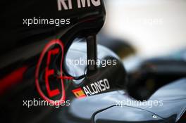 McLaren MP4-30 of Fernando Alonso (ESP) McLaren. 22.10.2015. Formula 1 World Championship, Rd 16, United States Grand Prix, Austin, Texas, USA, Preparation Day.