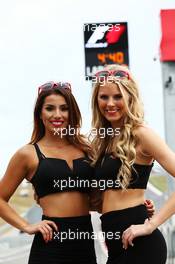 Grid girls. 22.10.2015. Formula 1 World Championship, Rd 16, United States Grand Prix, Austin, Texas, USA, Preparation Day.