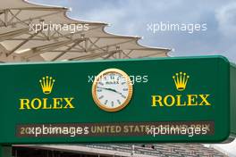 Rolex board in the pits. 22.10.2015. Formula 1 World Championship, Rd 16, United States Grand Prix, Austin, Texas, USA, Preparation Day.