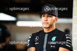 Lewis Hamilton (GBR) Mercedes AMG F1. 22.10.2015. Formula 1 World Championship, Rd 16, United States Grand Prix, Austin, Texas, USA, Preparation Day.