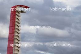 The viewing tower. 22.10.2015. Formula 1 World Championship, Rd 16, United States Grand Prix, Austin, Texas, USA, Preparation Day.