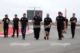Pastor Maldonado (VEN), Lotus F1 Team  22.10.2015. Formula 1 World Championship, Rd 16, United States Grand Prix, Austin, Texas, USA, Preparation Day.