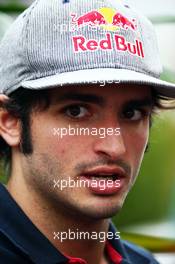 Carlos Sainz Jr (ESP) Scuderia Toro Rosso. 22.10.2015. Formula 1 World Championship, Rd 16, United States Grand Prix, Austin, Texas, USA, Preparation Day.